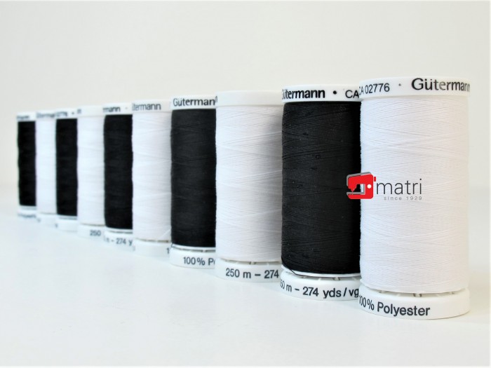 Conjunto de hilos de Gutermann para máquinas de coser ahora en oferta  especial. - Matri Maquinas de coser