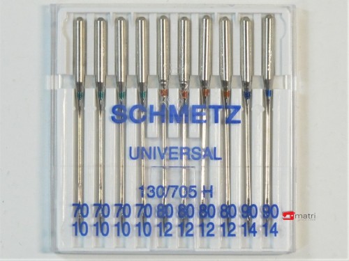 Schmetz Agujas para máquinas de coser tamaño 70-80-90